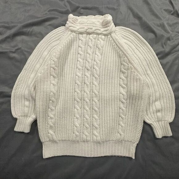 Shenanigans Sweaters - Vintage Shenanigans Chunky Cable Knit Sweater Womens Small 80s 90s See Through